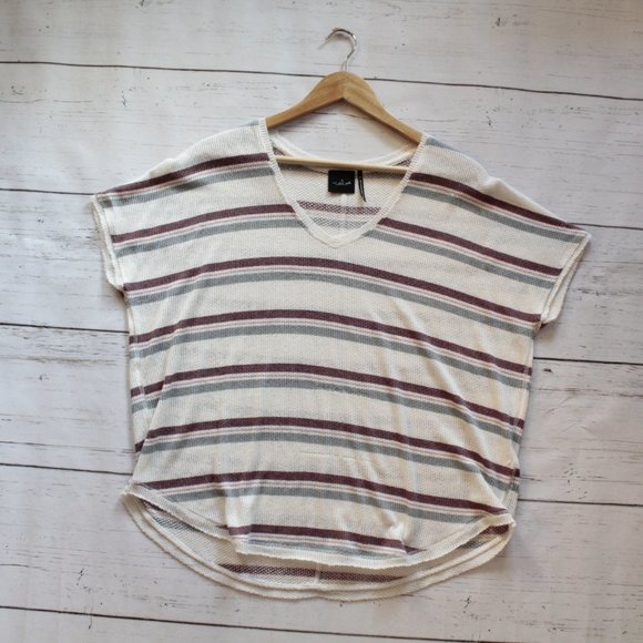 Urban Outfitters Out From Under Oversized Striped Tee S - Picture 3 of 10